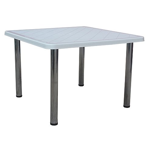 GF247-M2 Baleno 100X100 Chrome Leg Table